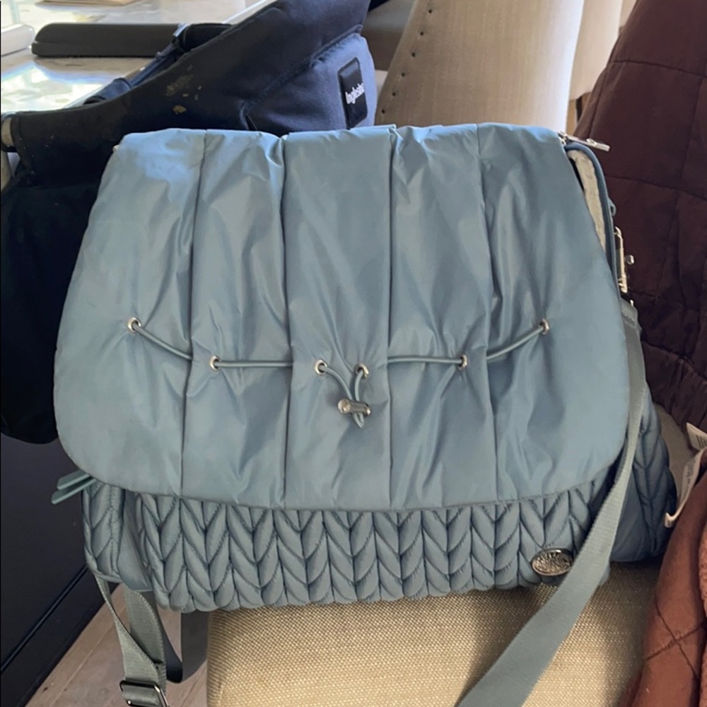 Happ diaper bag blue
